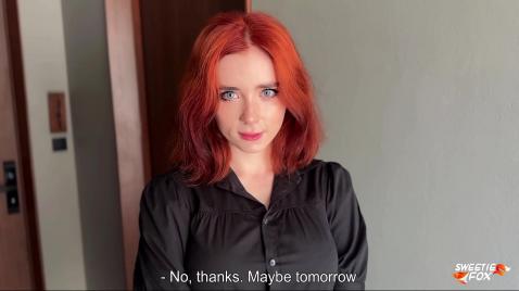 Sexo apaixonado com uma ruiva